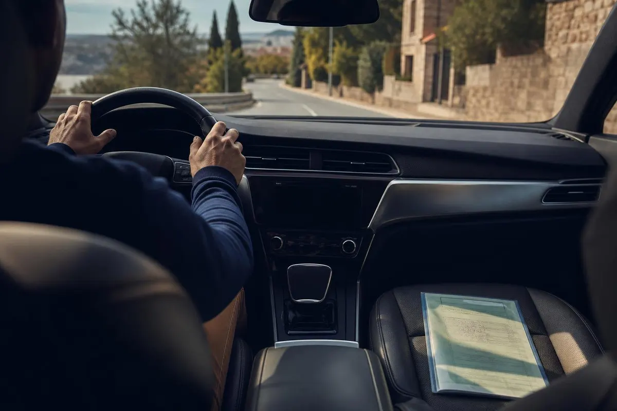 Volante de un coche: la trampa de la identificación del conductor