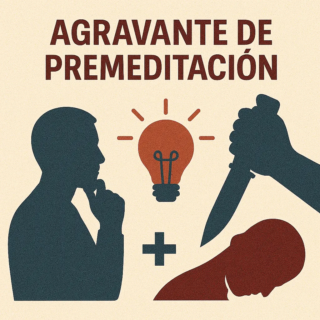 Agravante de premeditación: qué es, cuándo se aplica y diferencias con alevosía