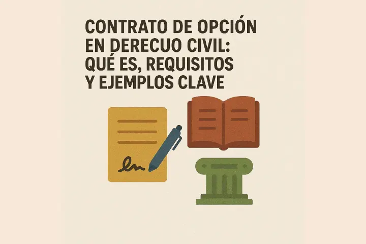 Contrato de Opción en Derecho Civil: Qué es, Requisitos y Ejemplos Clave