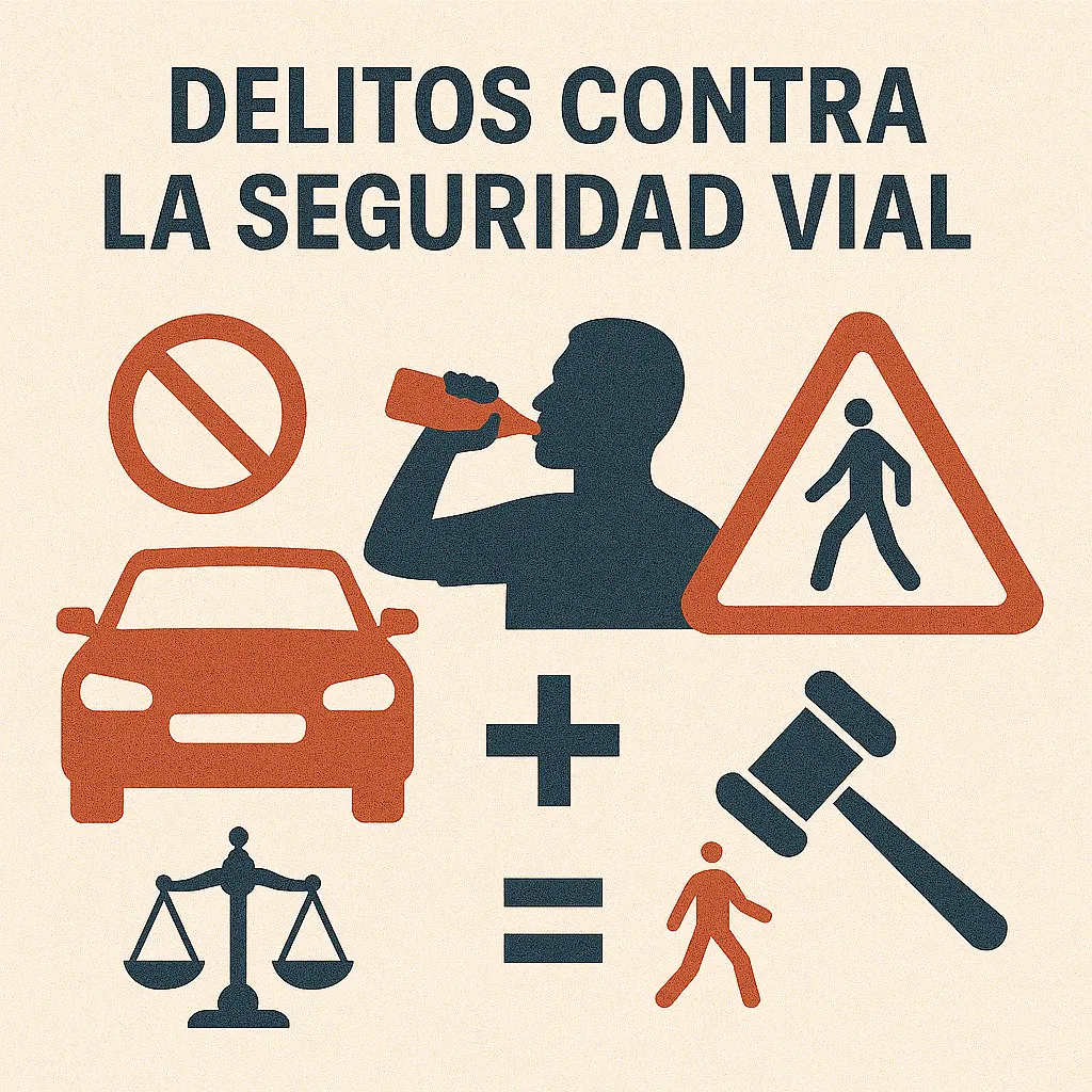 Delitos contra la seguridad vial: artículos, penas y ejemplos clave