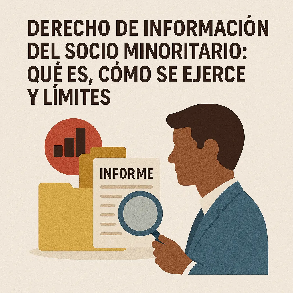 Derecho de información del socio minoritario: claves