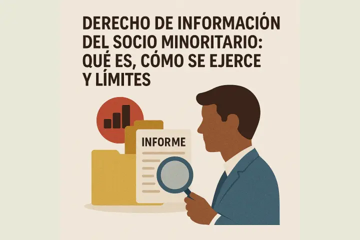 Derecho de información del socio minoritario: claves