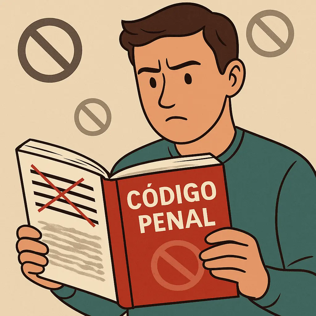 Error de prohibición: tipos, ejemplos y consecuencias según el artículo 14 CP