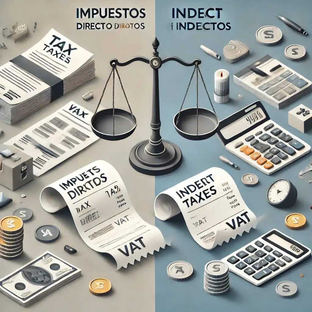 Impuestos Directos vs Indirectos: Diferencias Clave y 4 Ejemplos Explicativos