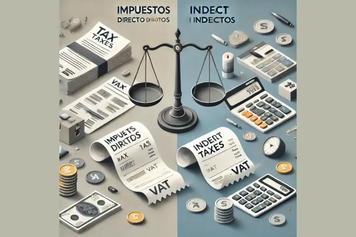 Impuestos Directos vs Indirectos: Diferencias Clave y 4 Ejemplos Explicativos