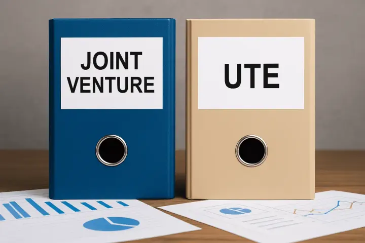 Joint Venture y UTE: diferencias clave, ejemplos y cuándo elegir cada una