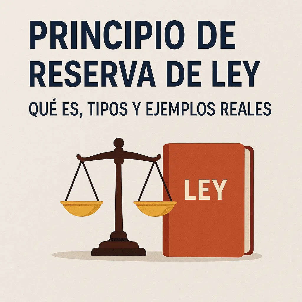 Principio de Reserva de Ley: Qué es, Tipos y Ejemplos Reales