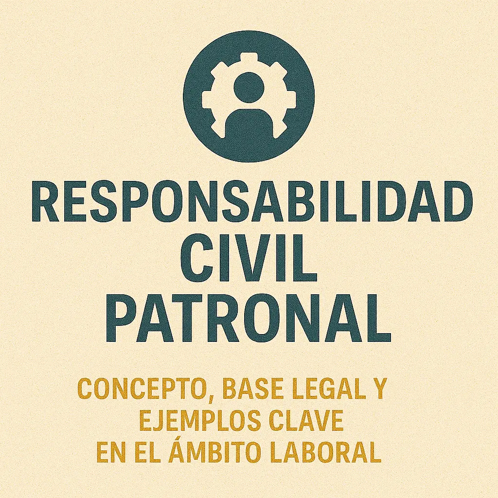 Responsabilidad civil patronal: qué es, cuándo se aplica y ejemplos clave