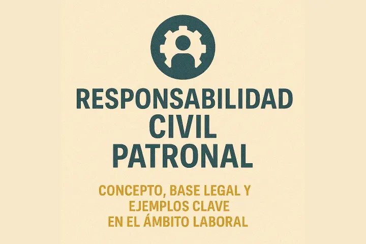 Responsabilidad civil patronal: qué es, cuándo se aplica y ejemplos clave