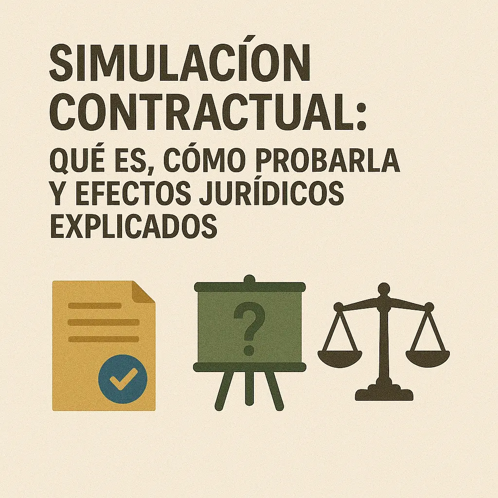 Simulación Contractual: Qué Es, Cómo Probarla y Efectos Jurídicos Explicados