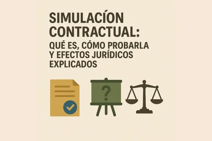 Simulación Contractual: Qué Es, Cómo Probarla y Efectos Jurídicos Explicados