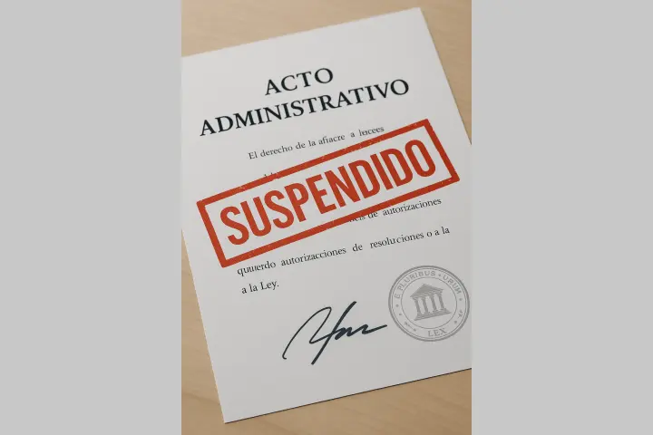 Suspensión de Actos Administrativos: Qué Es, Cuándo Procede y Efectos