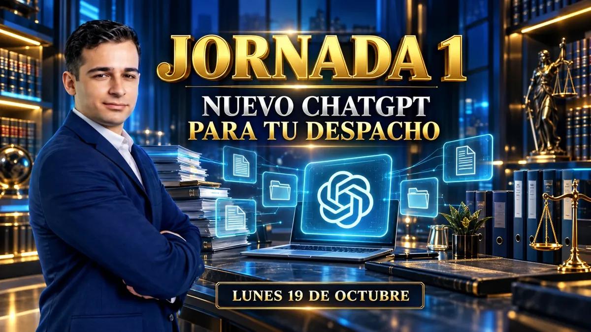 Jornada 1: Usar el nuevo ChatGPT en tu despacho, paso a paso