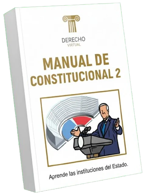 Portada del manual Derecho Constitucional II