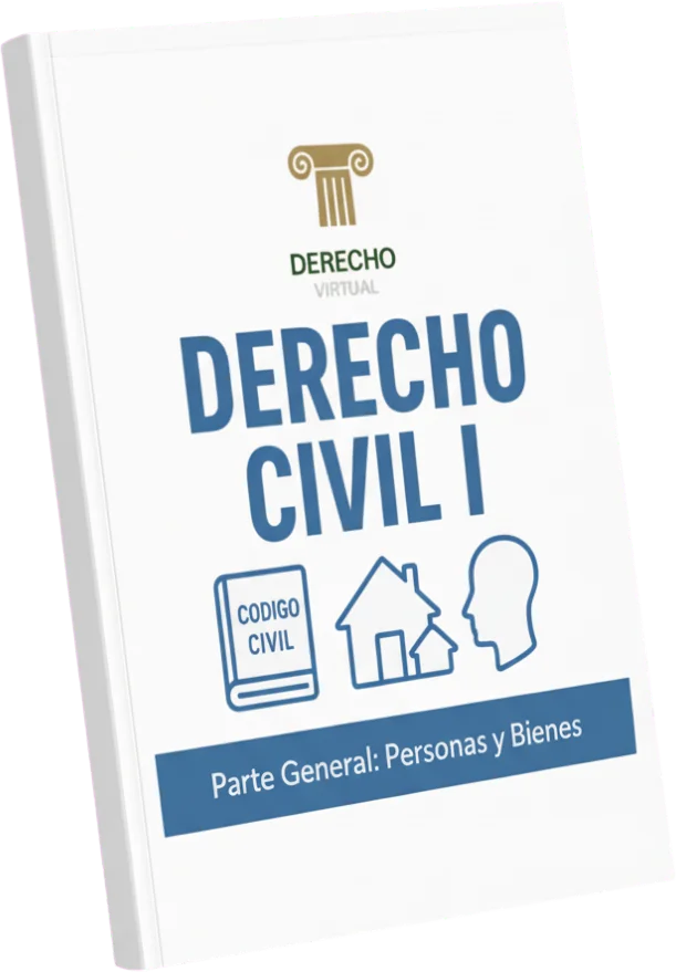 Portada real del manual de Derecho Civil I