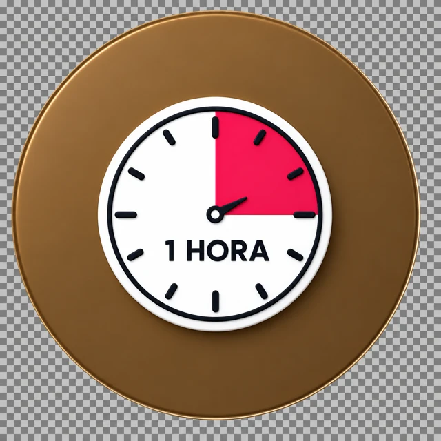 Ilustración de una hora de estudio al día