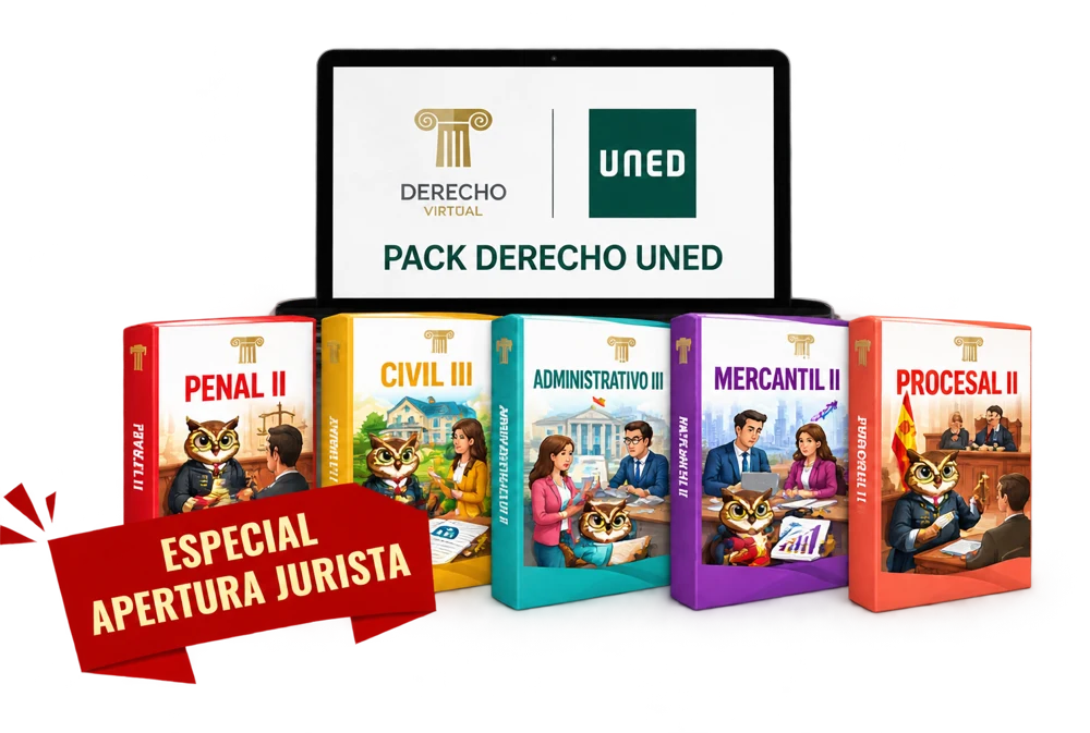Pack de apertura de curso de Derecho Virtual