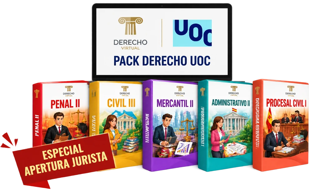 Pack de apertura de curso de Derecho Virtual